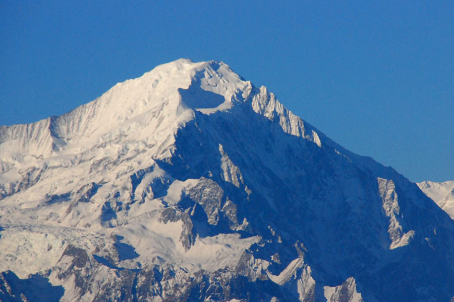 Mt. Zhongshan from east