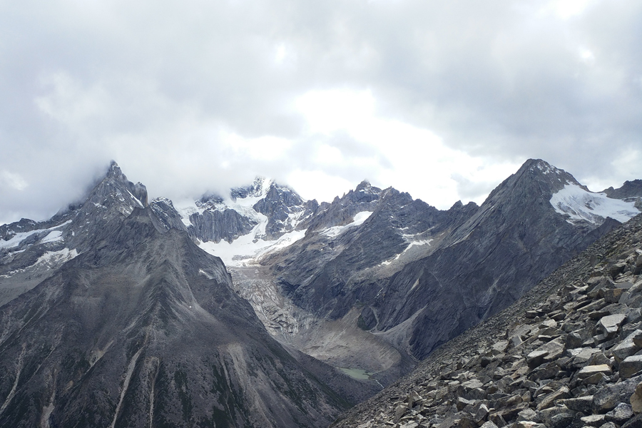 Mt. Xiangba and Mt. Phurba