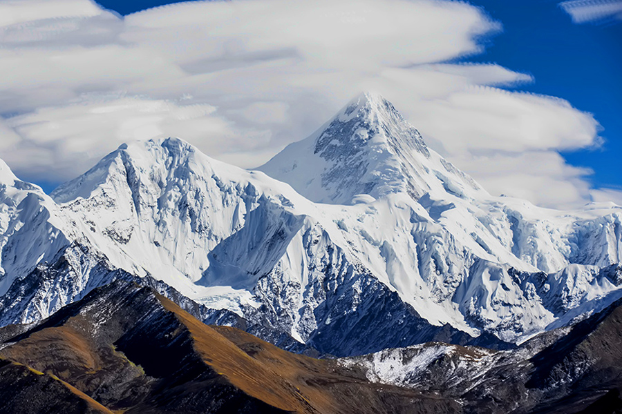 Mt. Gongga from Northwest