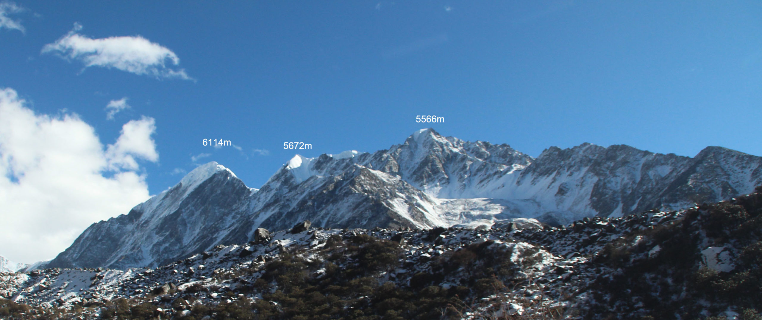 Mt. Nyambo Konka Side Peaks