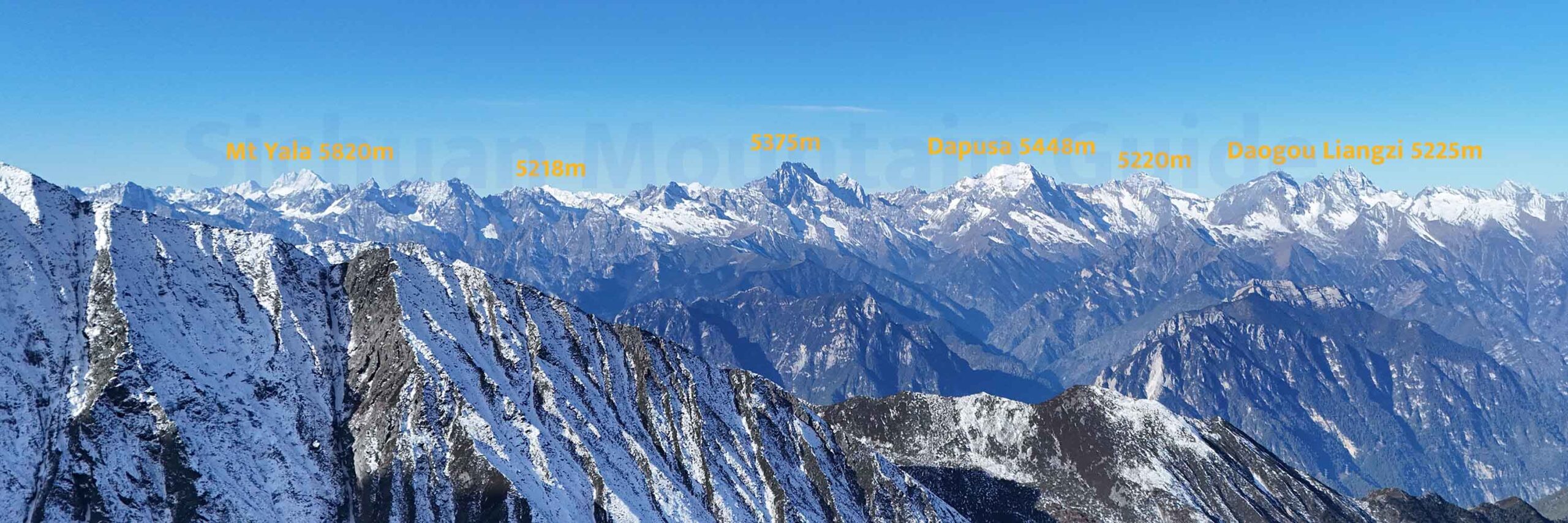 Dapusa peaks (5000m+)