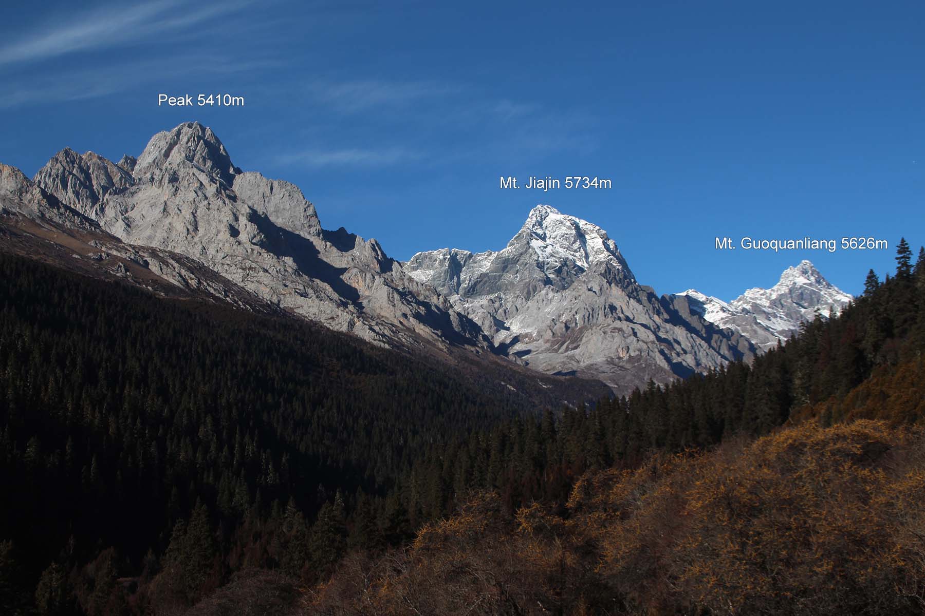 Jiajin Main Peaks