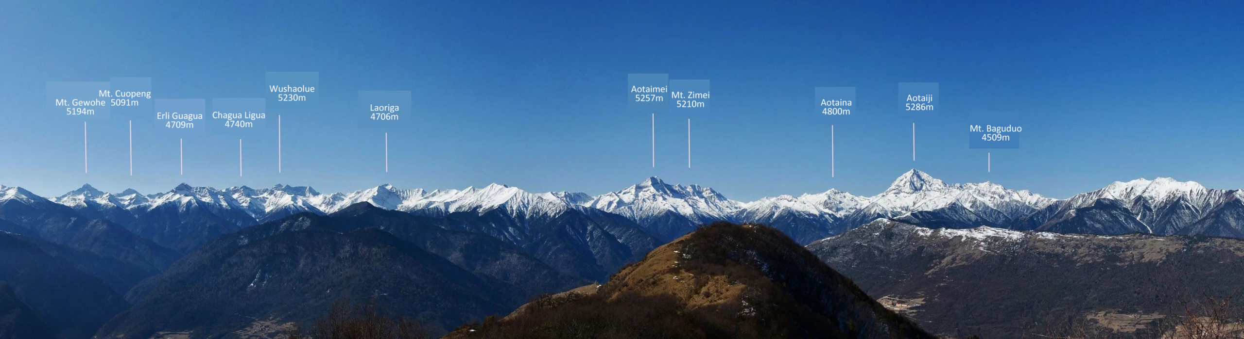 Northern Qionglaishan Range