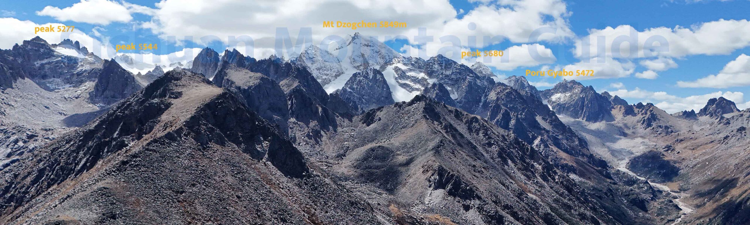 Zhuqen(Dzogchen) Mountains North