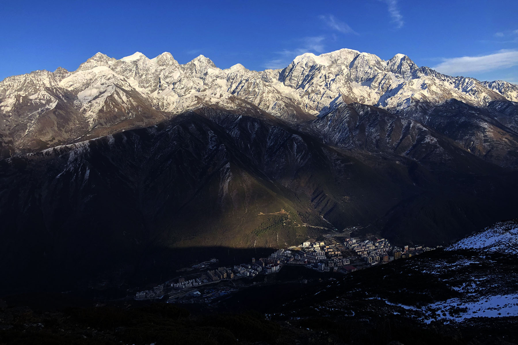 6000-m Lamoshe over Kangding